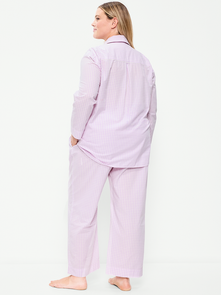 Image number 8 showing, Poplin Pajama Pant Set