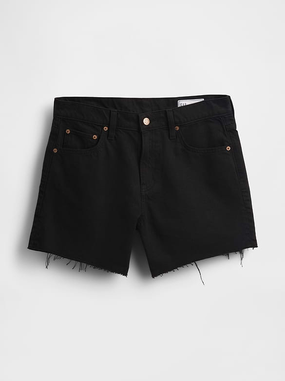 4" Mid Rise UltraSoft Relaxed Cutoff Shorts