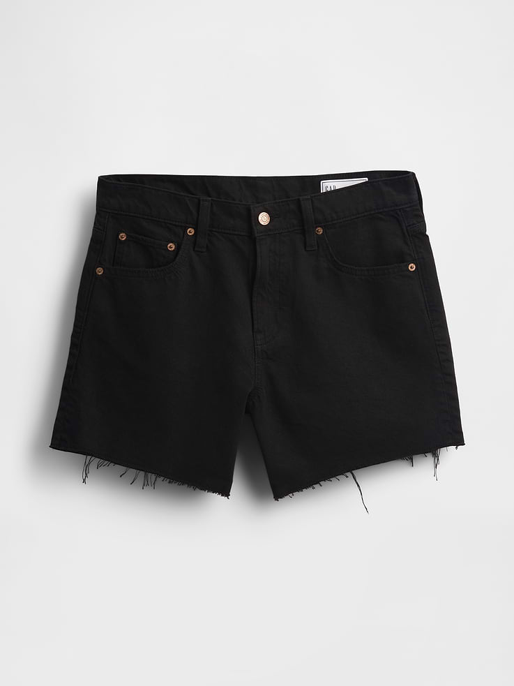 Image number 6 showing, 4" Mid Rise UltraSoft Relaxed Cutoff Shorts