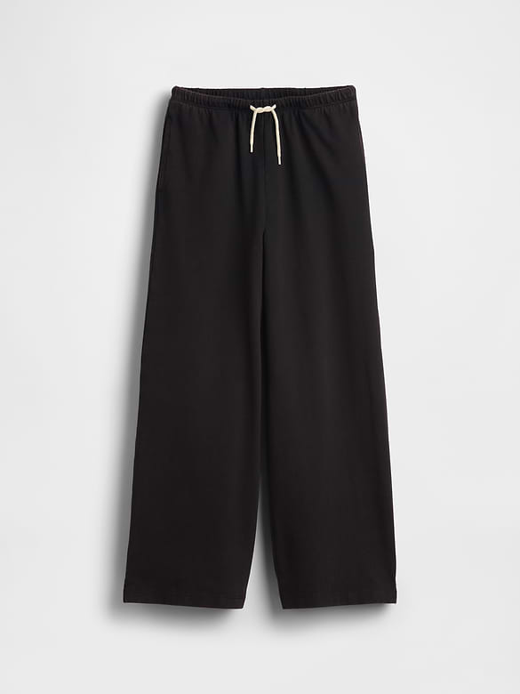 Kids Heavyweight Wide-Leg Pants