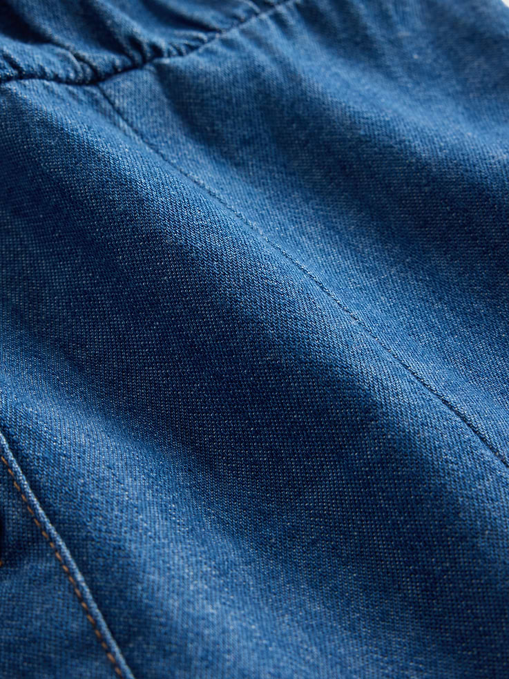 Image number 4 showing, Kids Denim Drop-Waist Dress