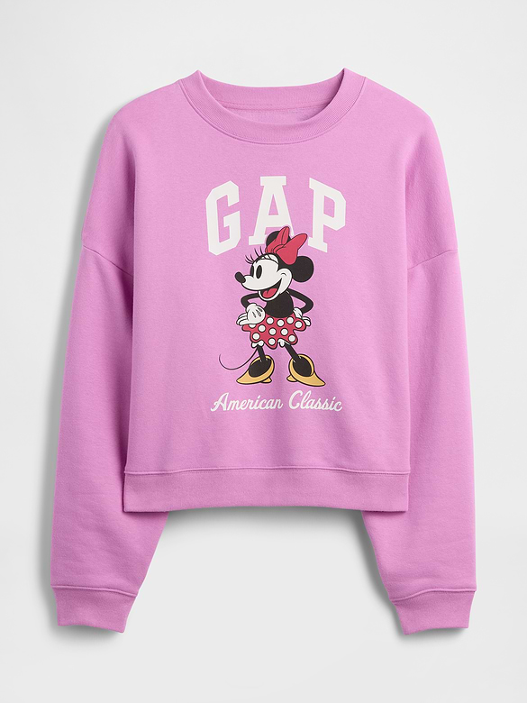 Gap × Disney Minnie Mouse Relaxed Logo Sweatshirt