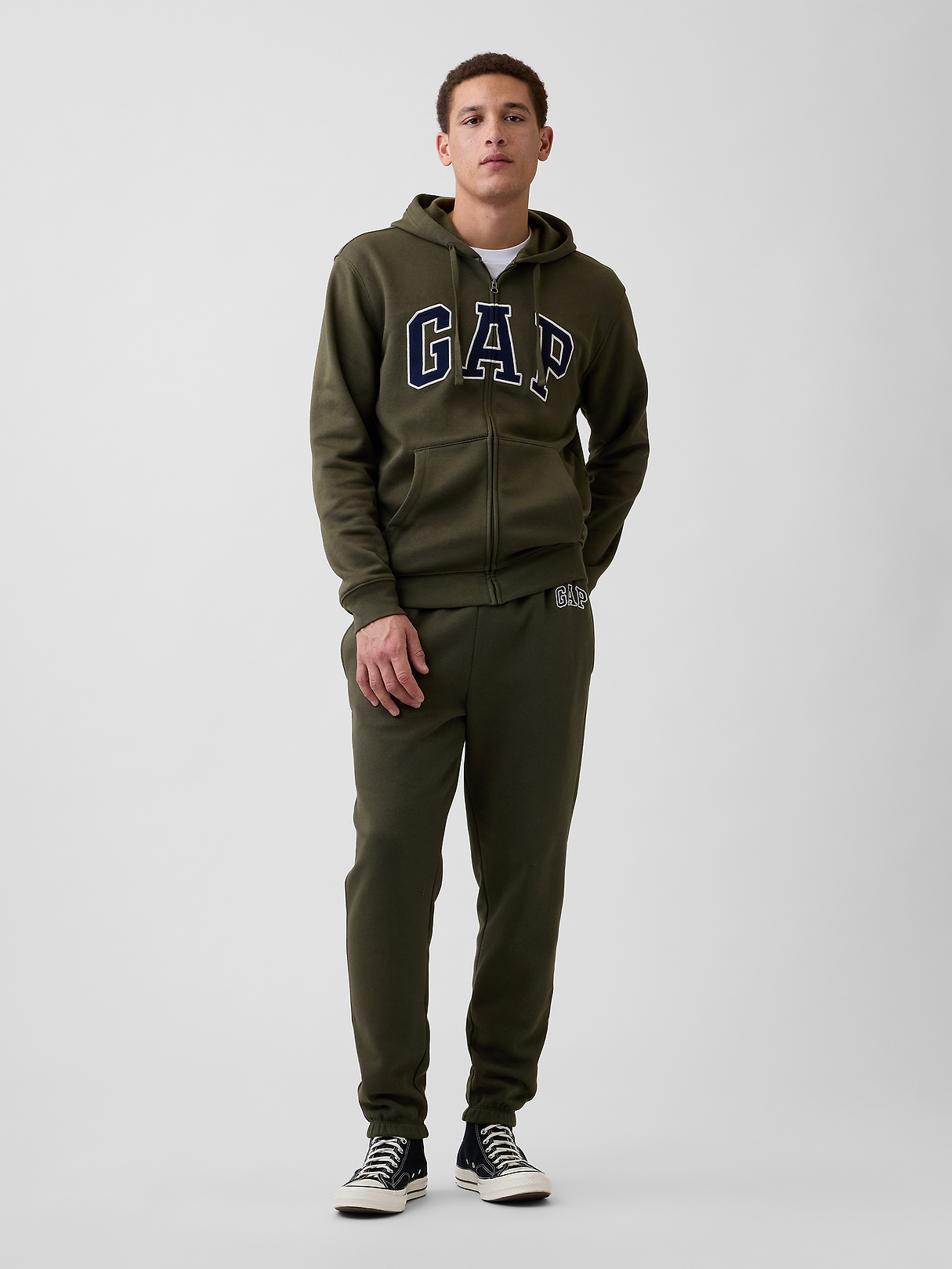 Adult Relaxed Gap Logo Zip Hoodie | Gap Factory
