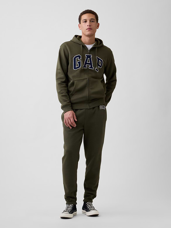 Adult Relaxed Gap Logo Zip Hoodie