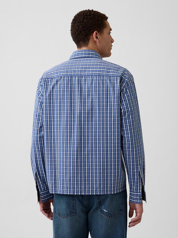Poplin Shirt in Boxy Fit