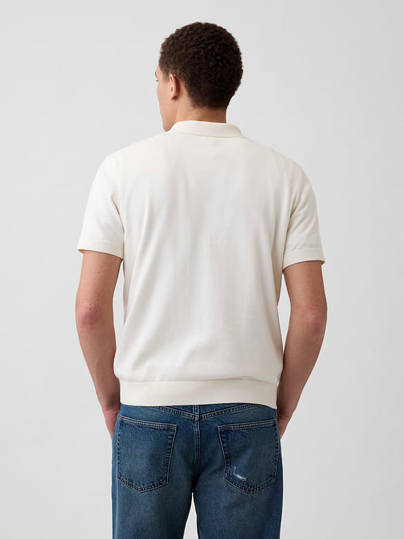 Sweater Polo Shirt