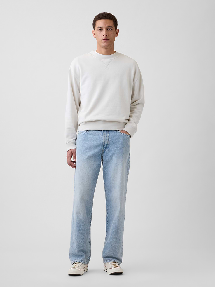Gap Factory Men's Baggy Jeans (Light Wash)