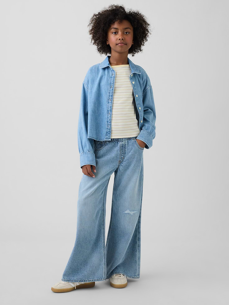 Image number 1 showing, Kids UltraSoft Low Rise Baggy Jeans
