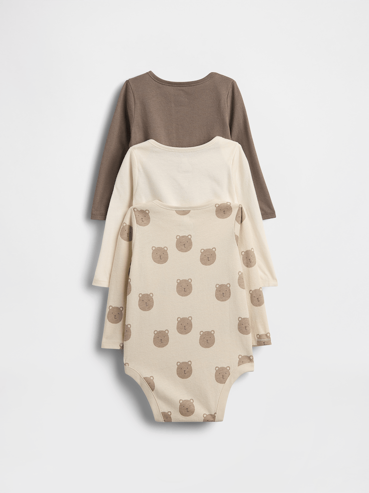 Image number 2 showing, Baby First Favorites Organic Cotton Bodysuit (3-Pack)