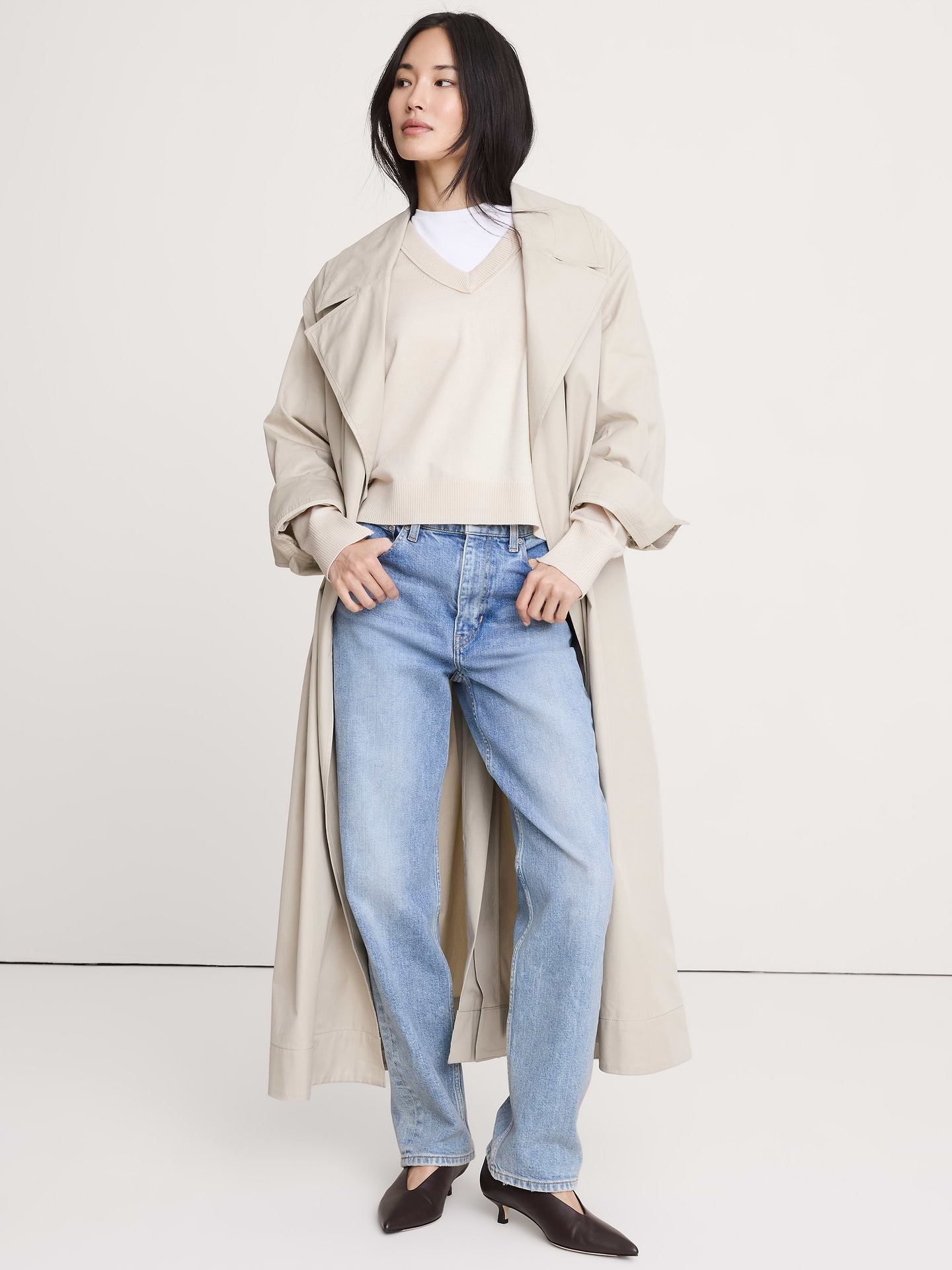Image number 6 showing, Merino V-Neck Sweater