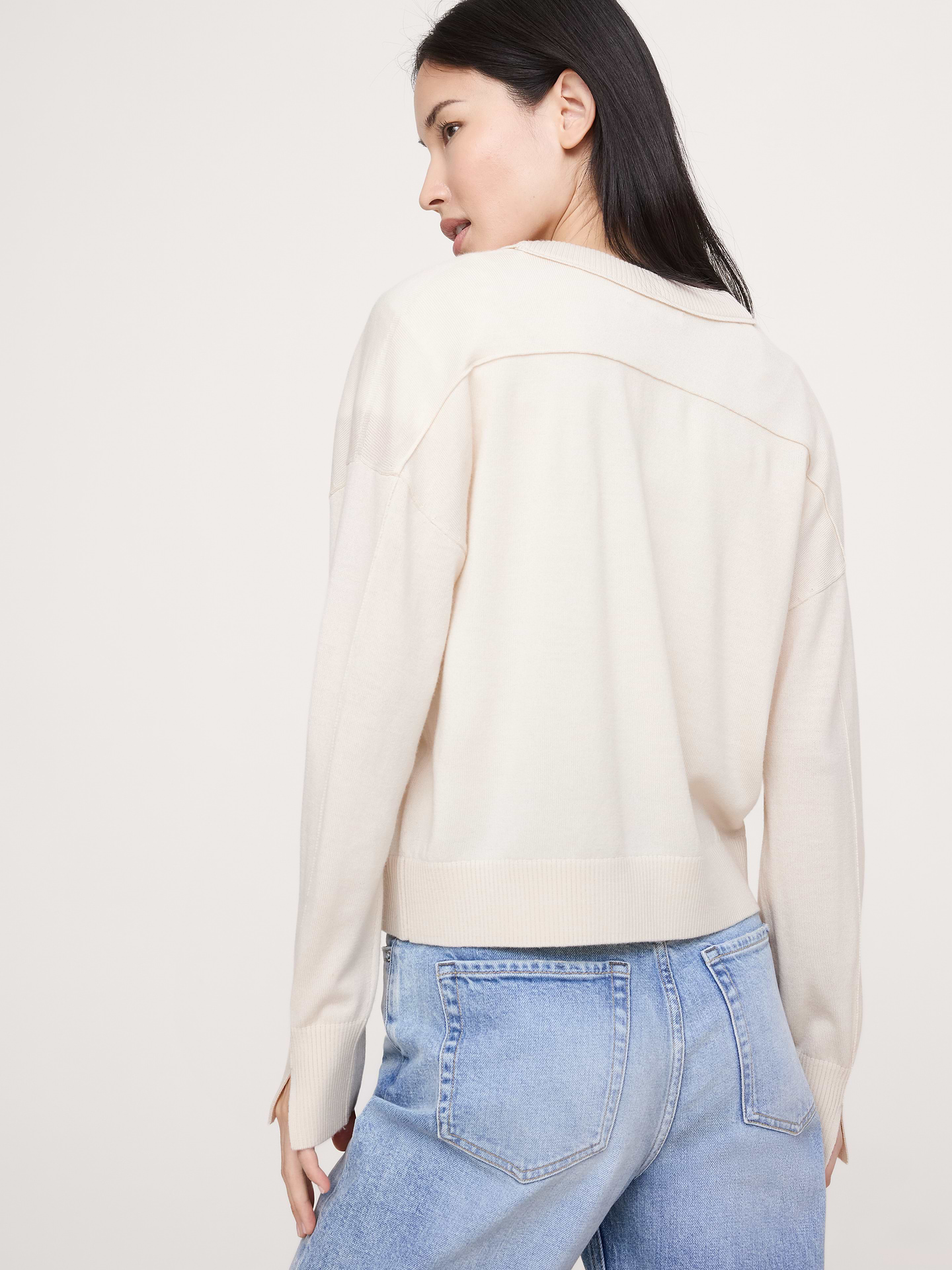 Image number 5 showing, Merino V-Neck Sweater