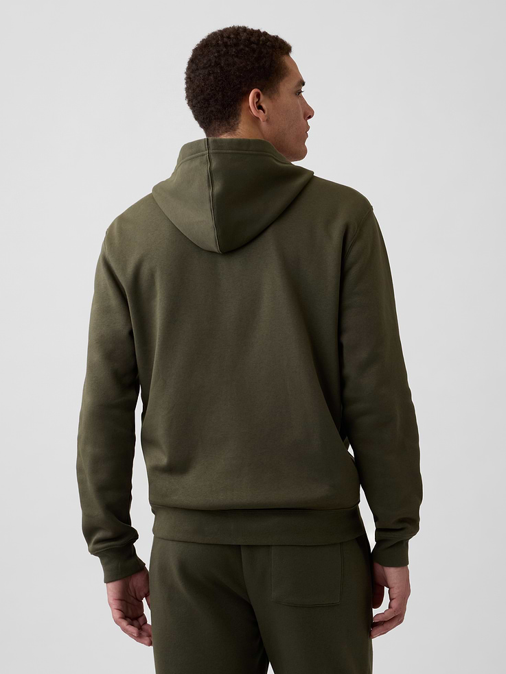 Image 2 of 7, Adult Relaxed Gap Logo Zip Hoodie