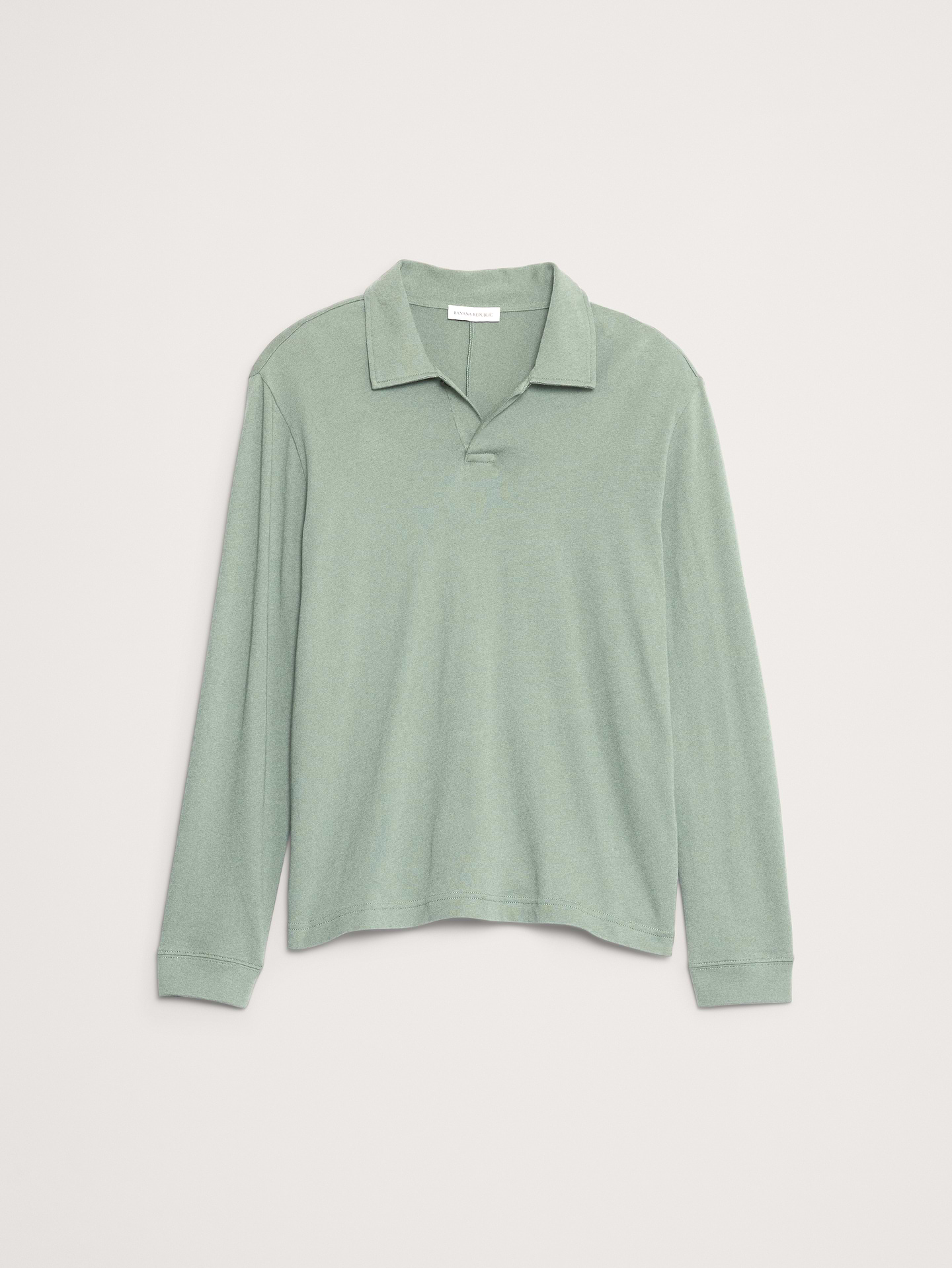 Image number 4 showing, Cotton Jersey Long-Sleeve Polo