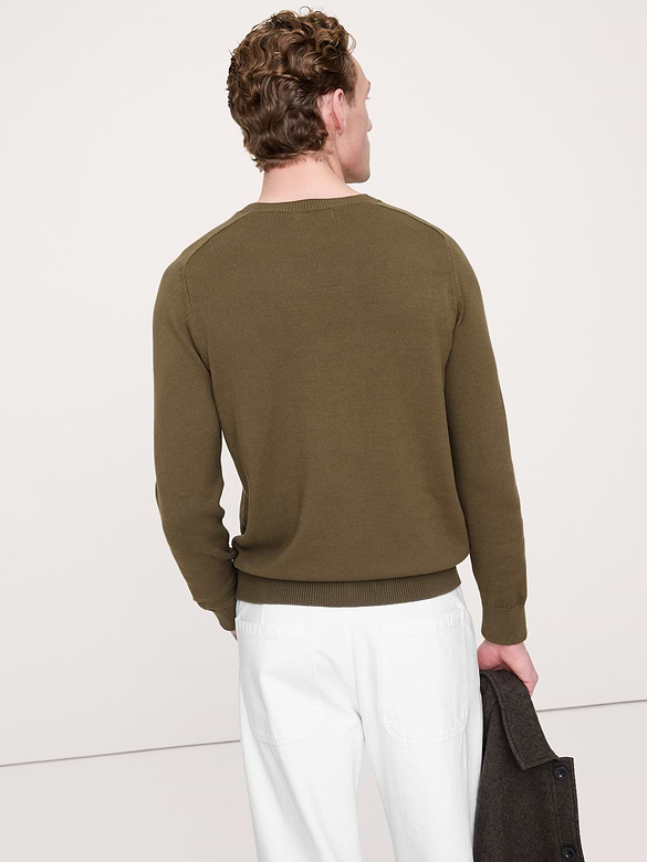 Cotton Crew-Neck Sweater