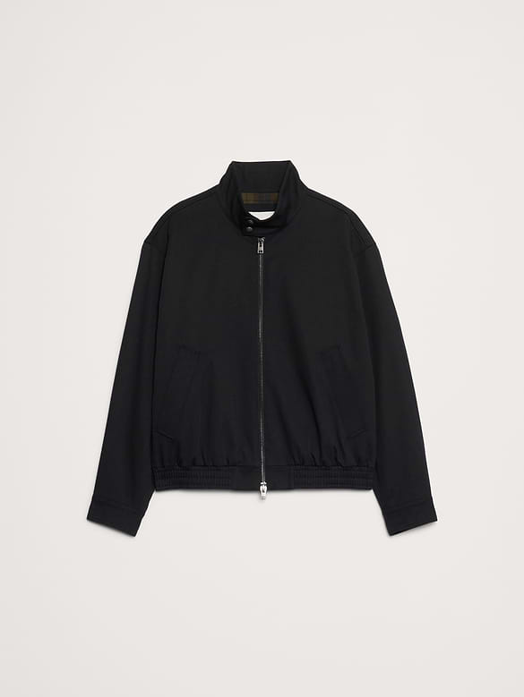 Cotton Twill Harrington Jacket