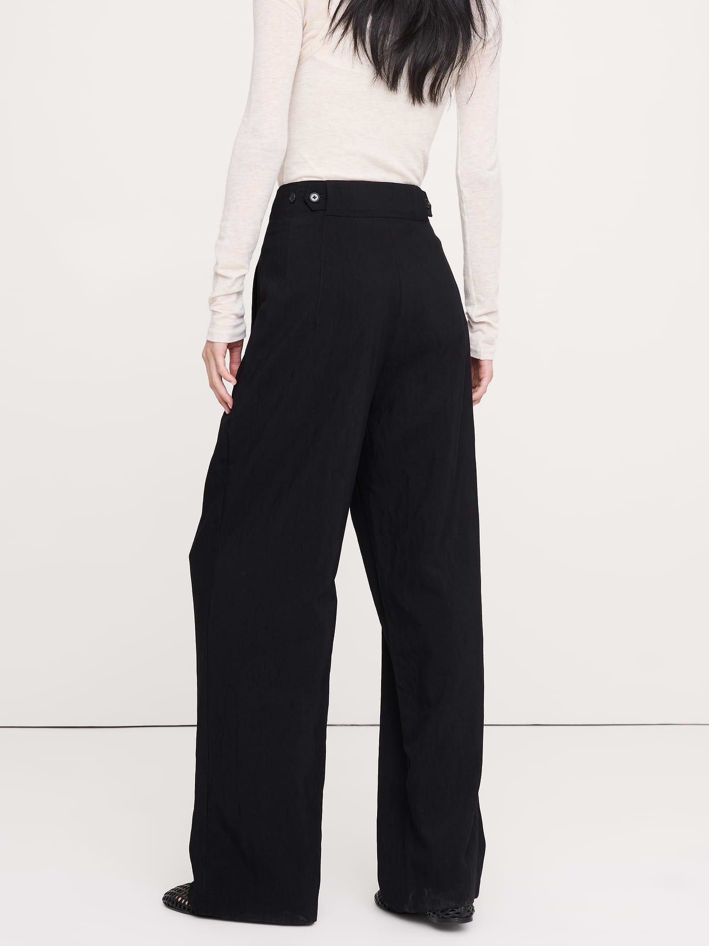 L'image numéro 3 présente Pantalon utilitaire à jambe large classique