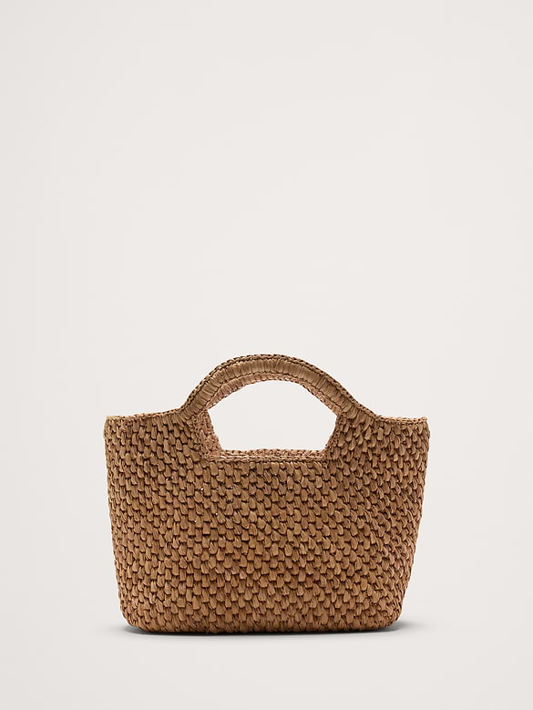 Sandy Raffia Handheld Tote by Hat Attack