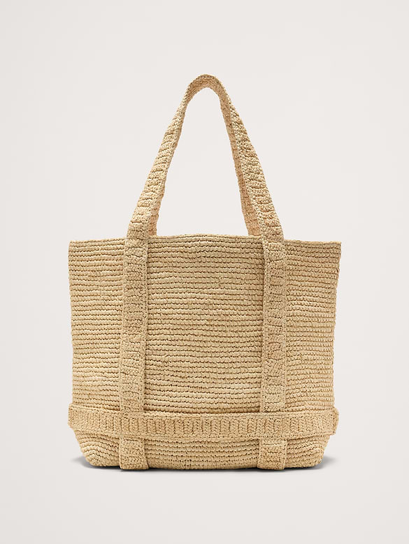 Straw Traveler Tote by Hat Attack
