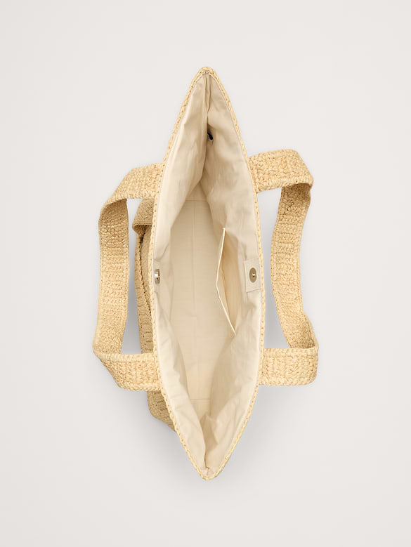 Straw Traveler Tote by Hat Attack