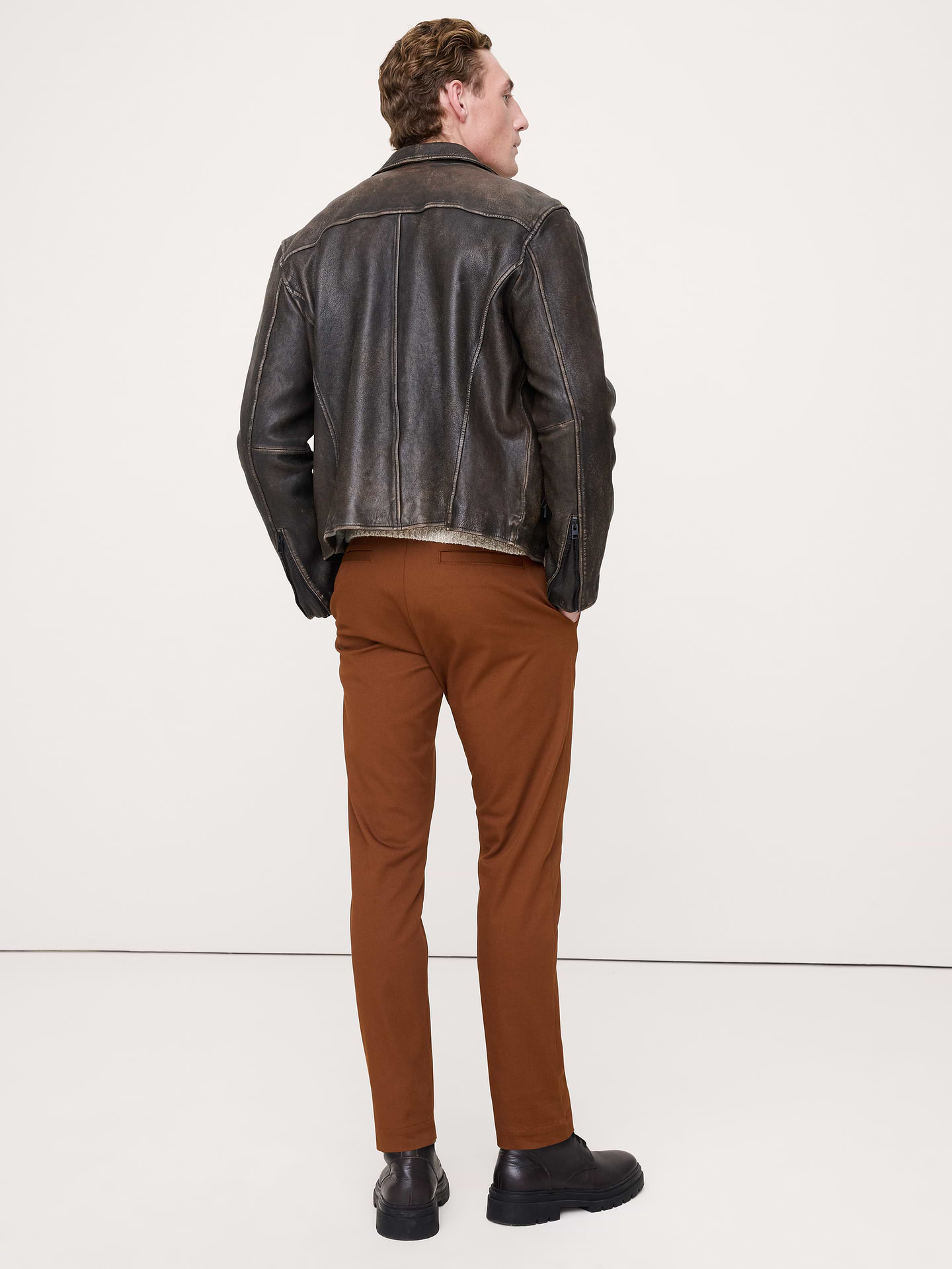 Image number 3 showing, Athletic Italian-Stretch Chino