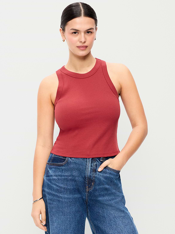 Camisole courte moulante