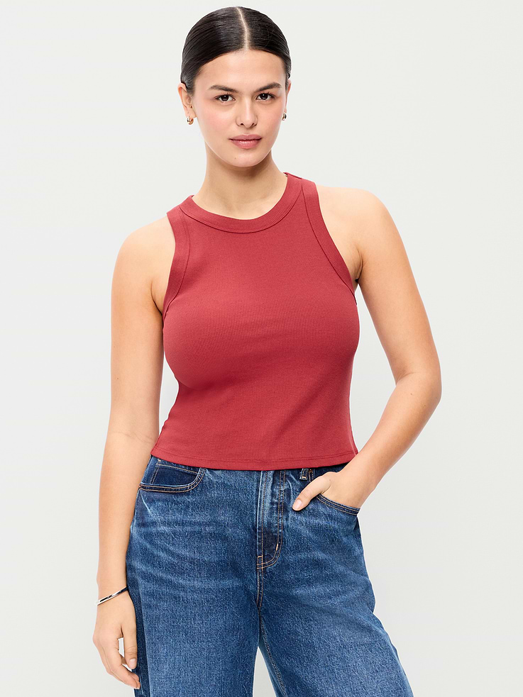 Image number 5 showing, Snug Crop Tank Top