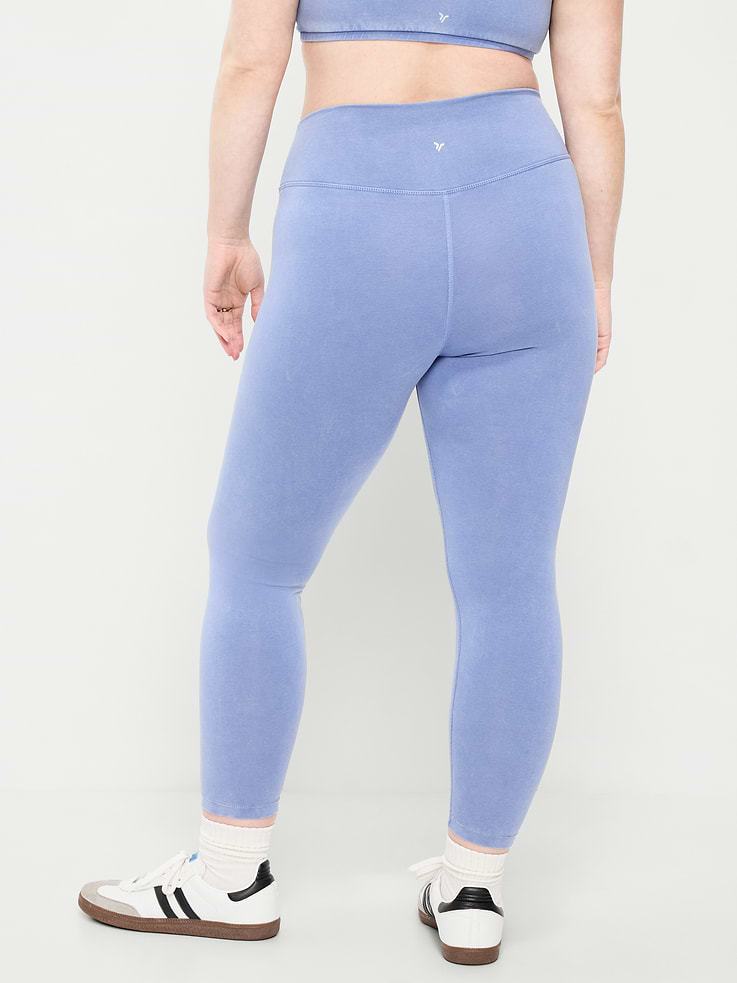 Image number 6 showing, High-Waisted PowerChill 7/8 Cotton Leggings
