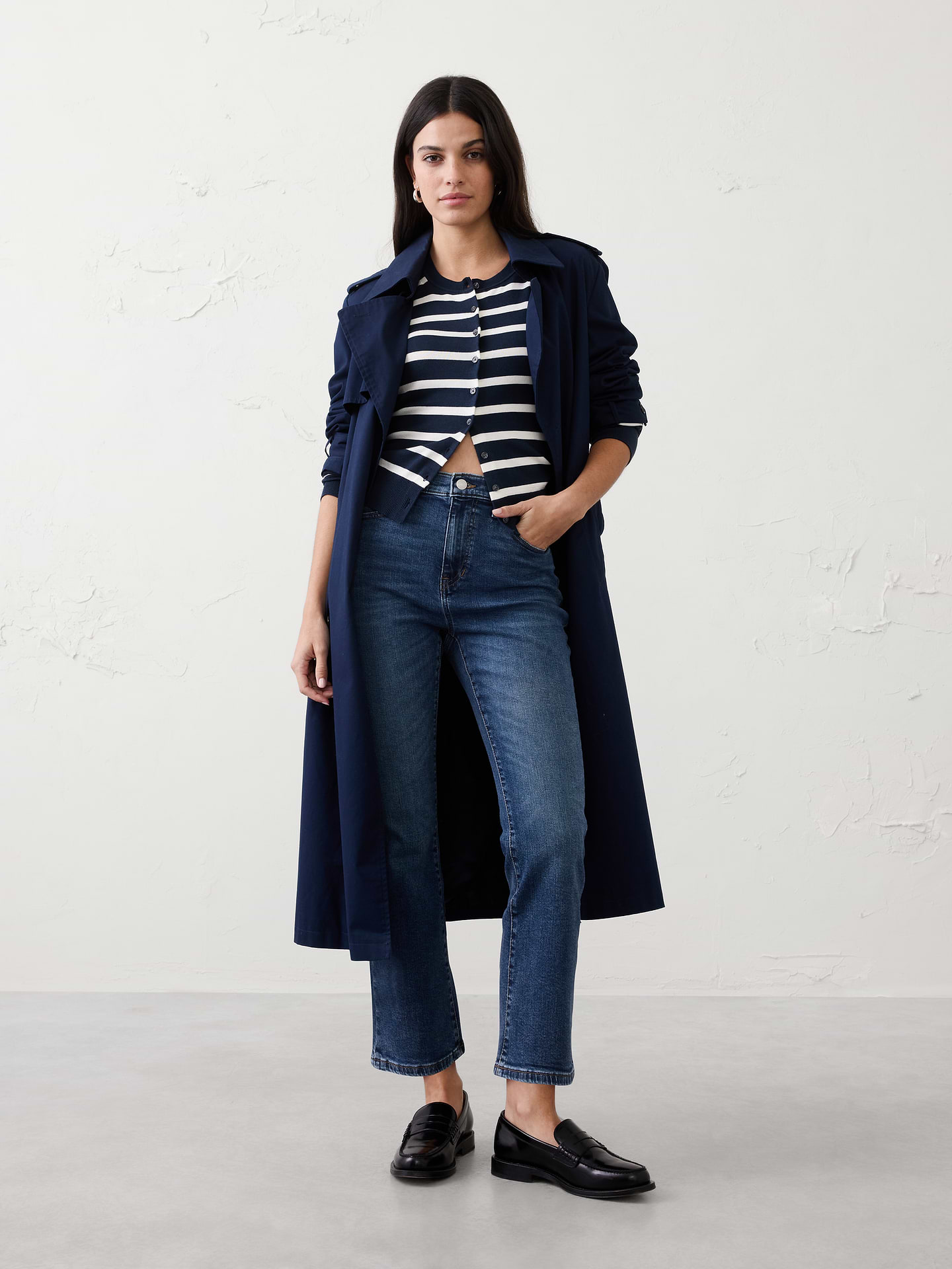 Image number 1 showing, Bootcut High-Rise Cropped Jean