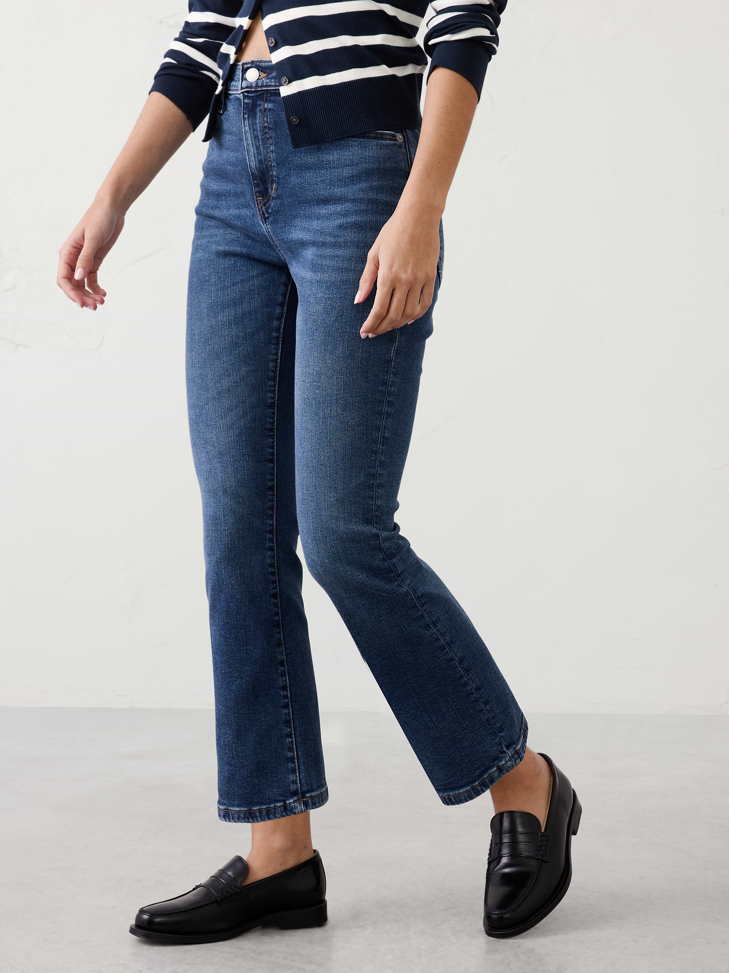 Image number 6 showing, Bootcut High-Rise Cropped Jean