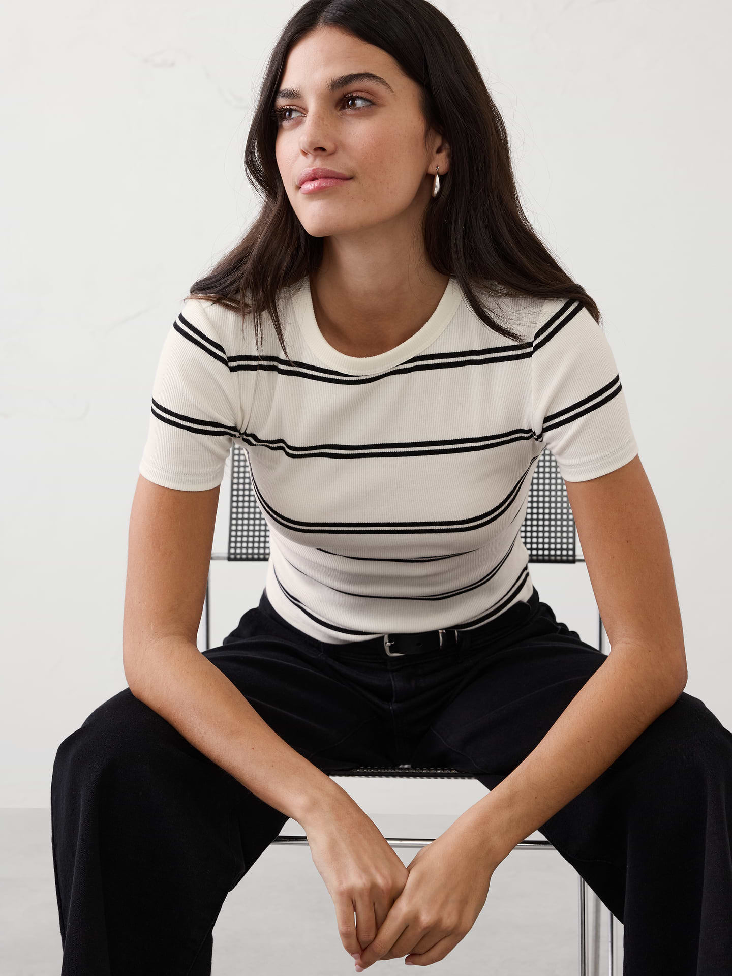 Image number 6 showing, Ribbed T-Shirt