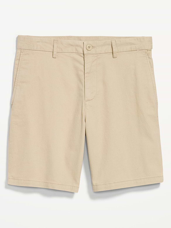 Slim Built-In Flex Rotation Chino Shorts -- 8-inch inseam