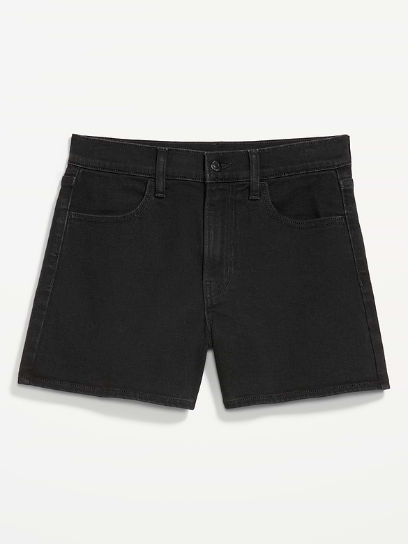 High-Waisted Wow Jean Shorts -- 4-inch inseam