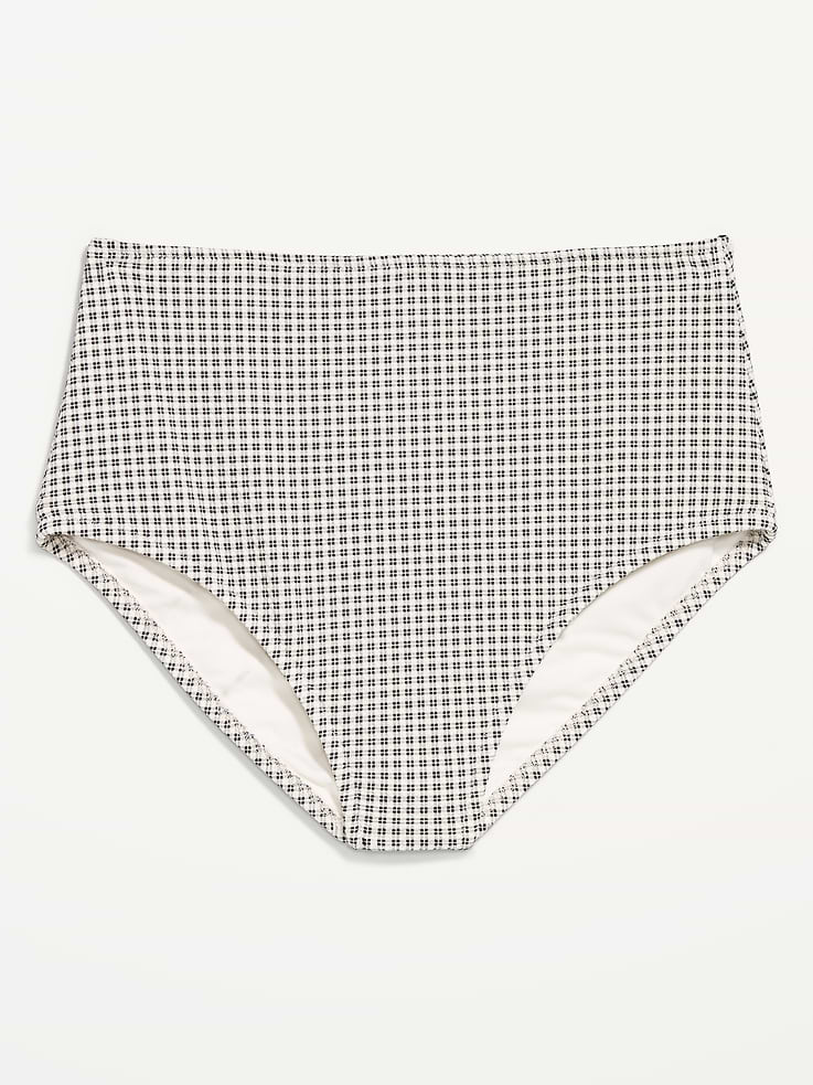 Image number 4 showing, High-Waisted Pique Bikini Swim Bottoms