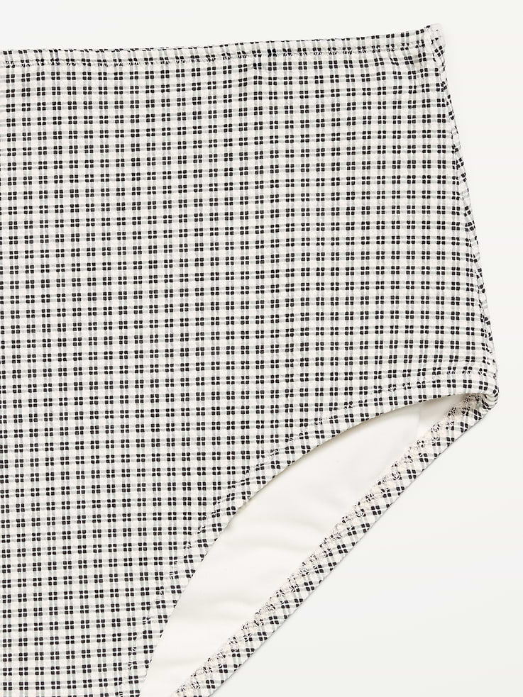 Image number 9 showing, High-Waisted Pique Bikini Swim Bottoms