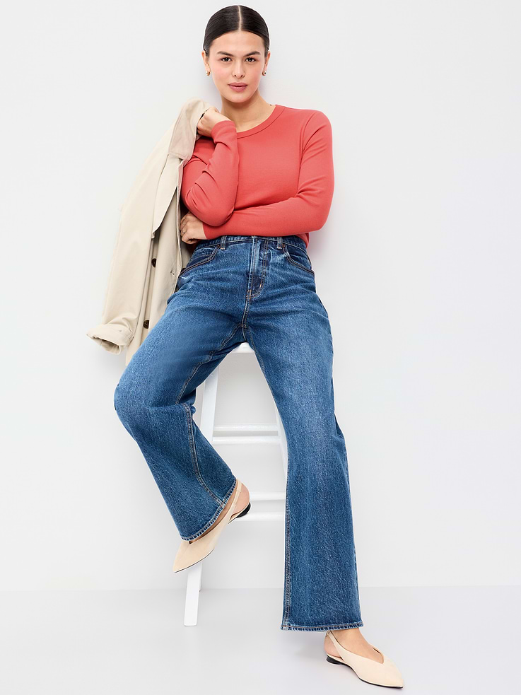 Image number 3 showing, Snug Long-Sleeve Crew-Neck T-Shirt