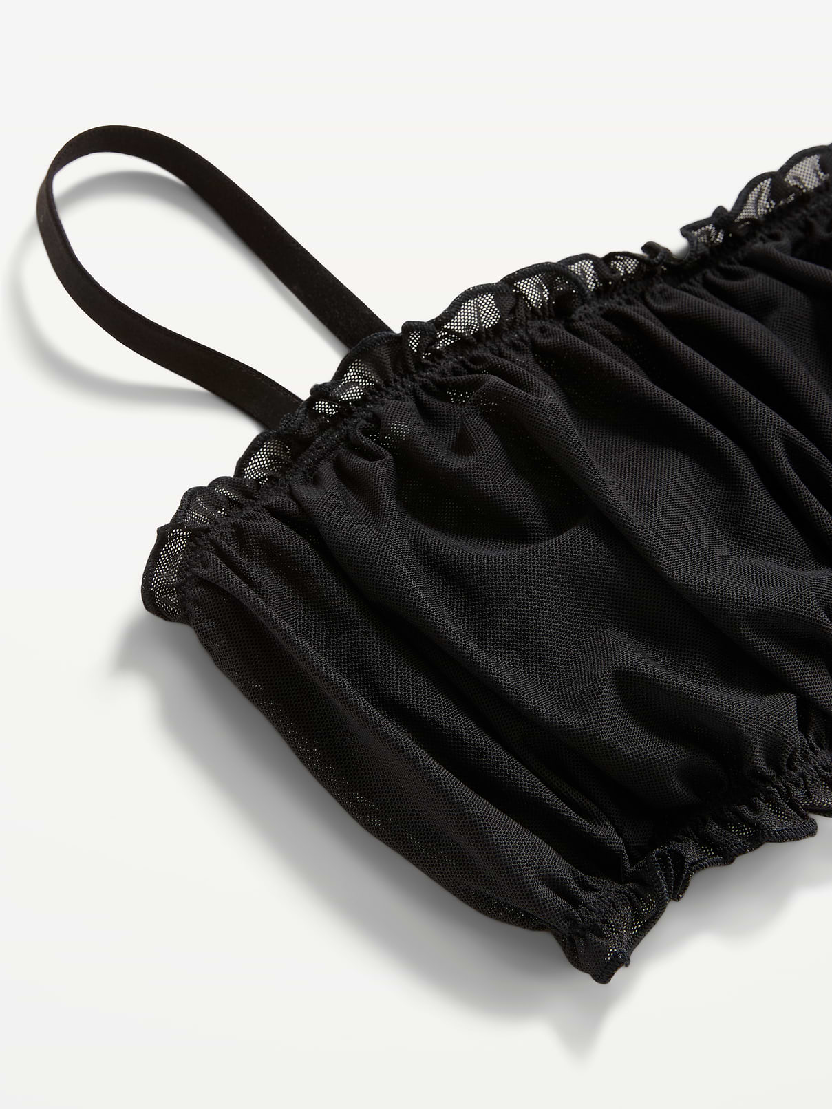 Image number 2 showing, Ruffle-Edge Mesh Bralette