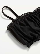 Image number 2 showing, Ruffle-Edge Mesh Bralette