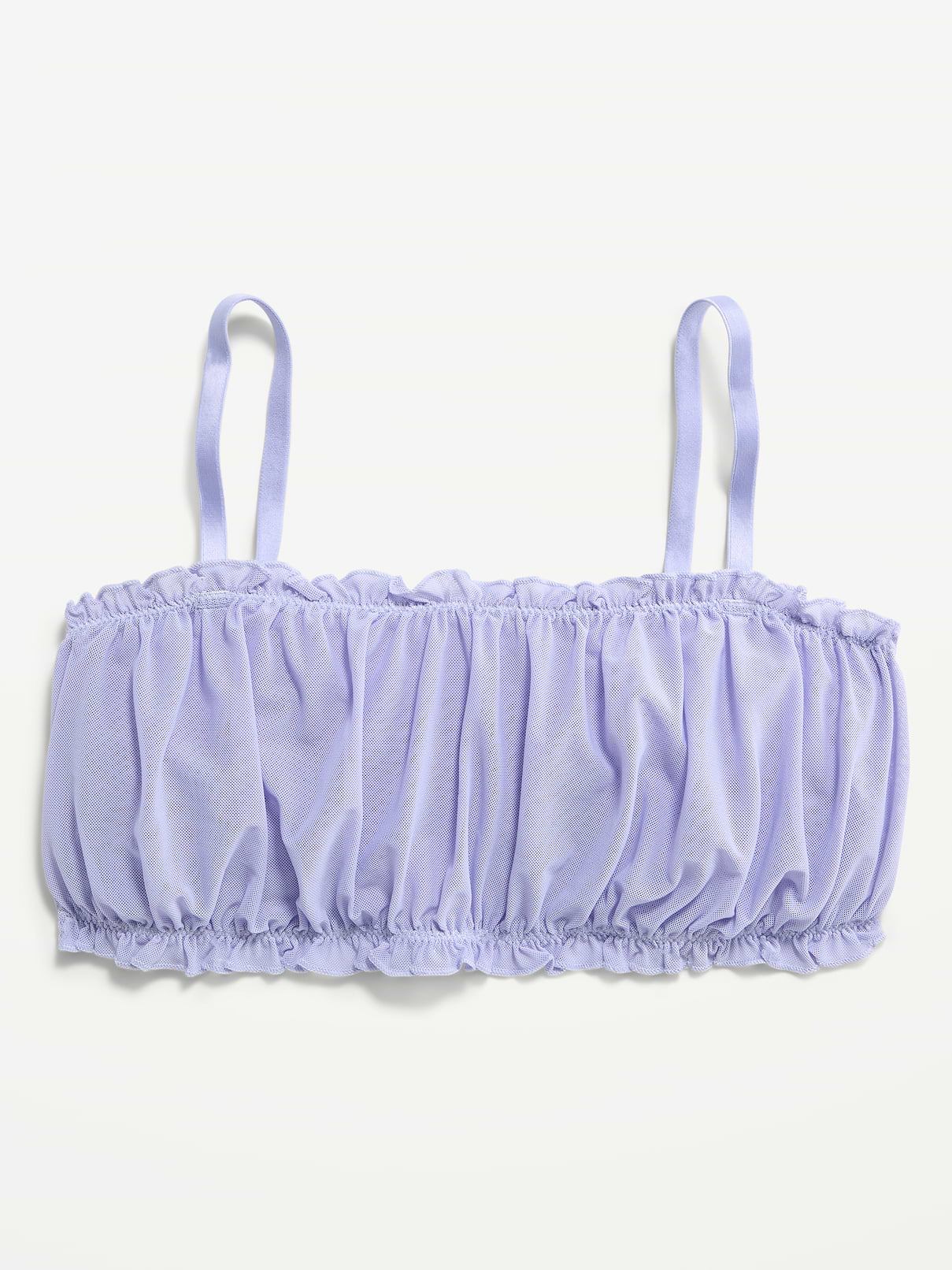 Image number 3 showing, Ruffle-Edge Mesh Bralette