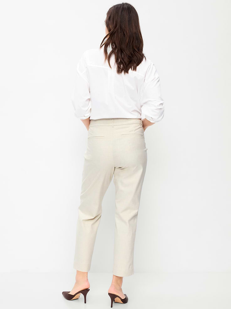 Image number 7 showing, High-Waisted Pixie Straight Pants