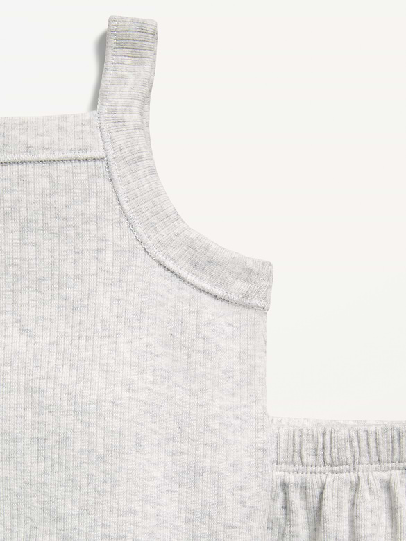 Ribbed Cami Tank and Shorts Set for Baby