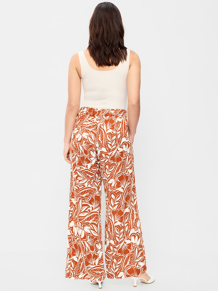 Image number 7 showing, High-Waisted Playa Wide-Leg Pants