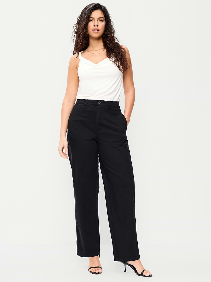Image number 6 showing, High-Waisted OGC Chino Full Length Straight Pants