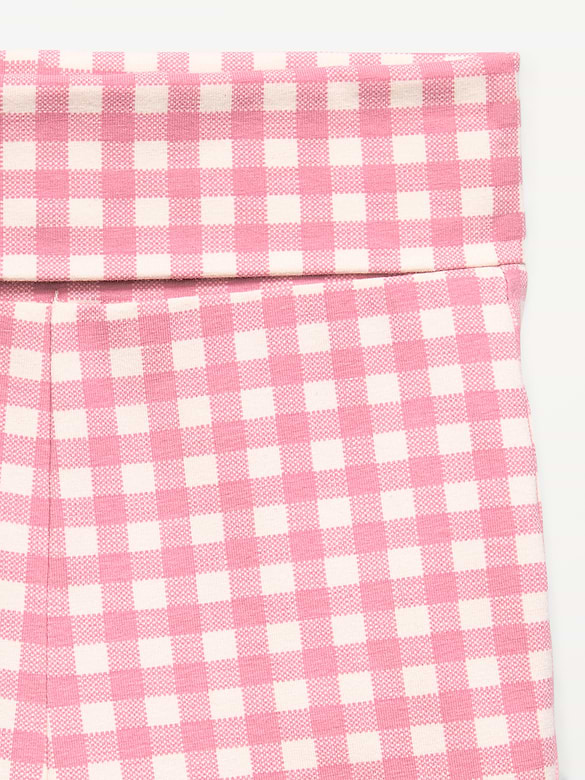 Foldover Jersey Biker Shorts for Girls