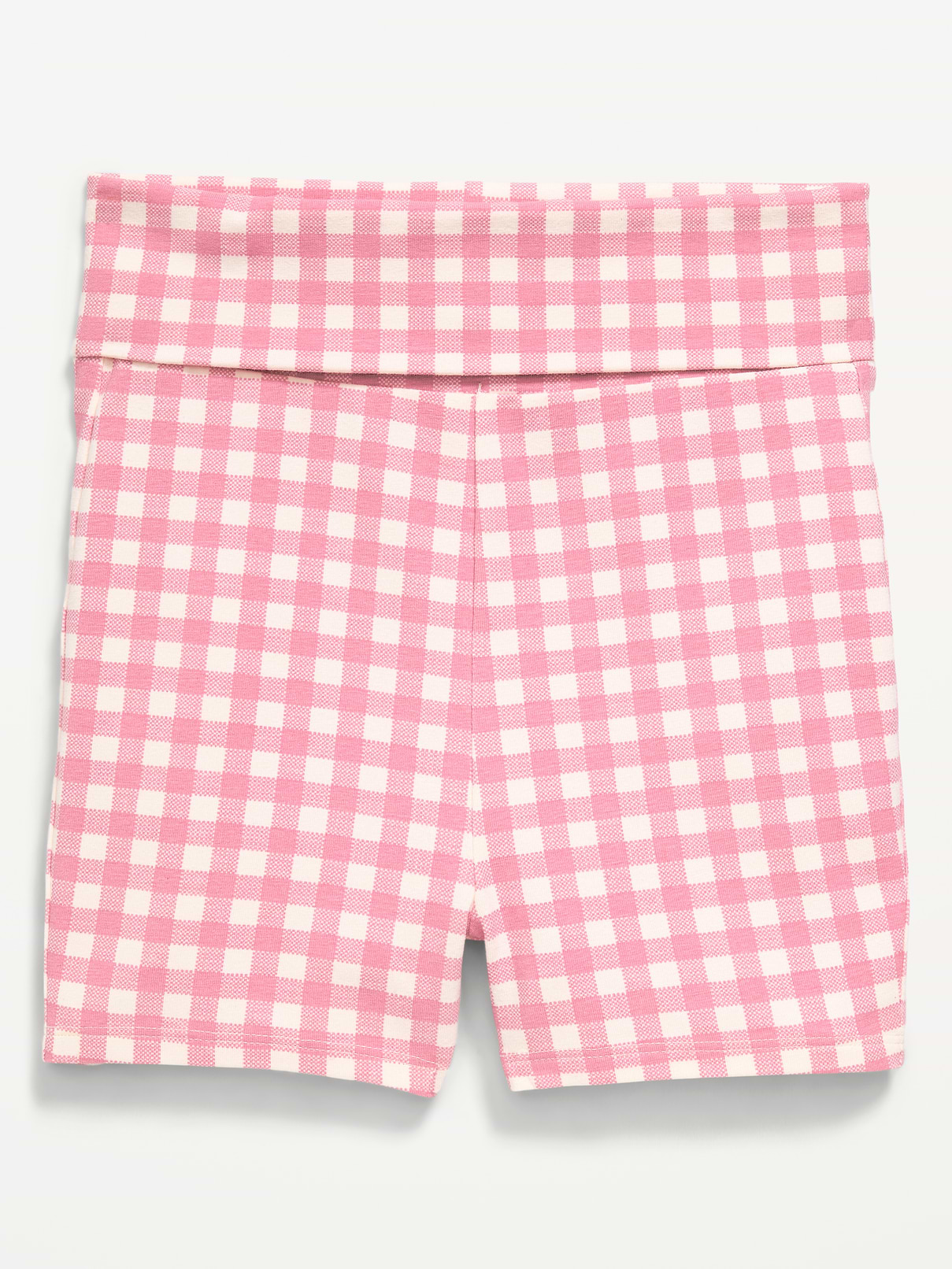 Image number 1 showing, Foldover Jersey Biker Shorts for Girls