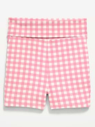 Image number 1 showing, Foldover Jersey Biker Shorts for Girls