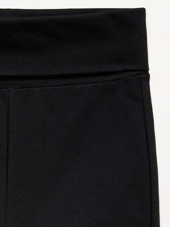 Foldover Jersey Biker Shorts for Girls