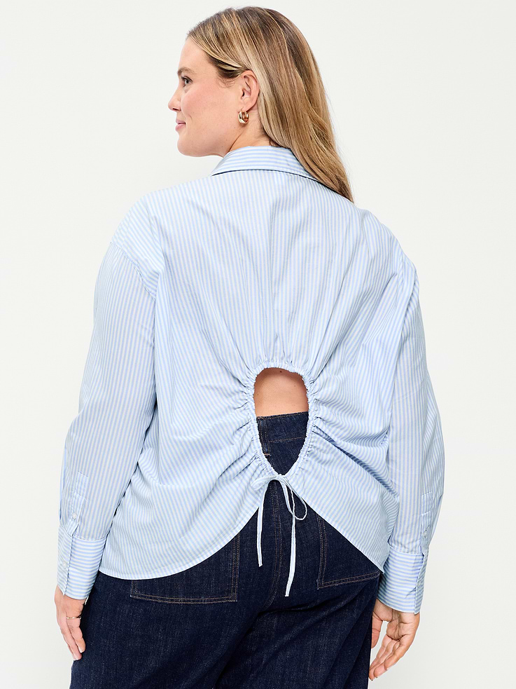 Image number 8 showing, Tie-Back Button-Down Shirt