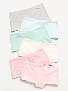 Image number 1 showing, Boyshorts Underwear 6-Pack for Girls