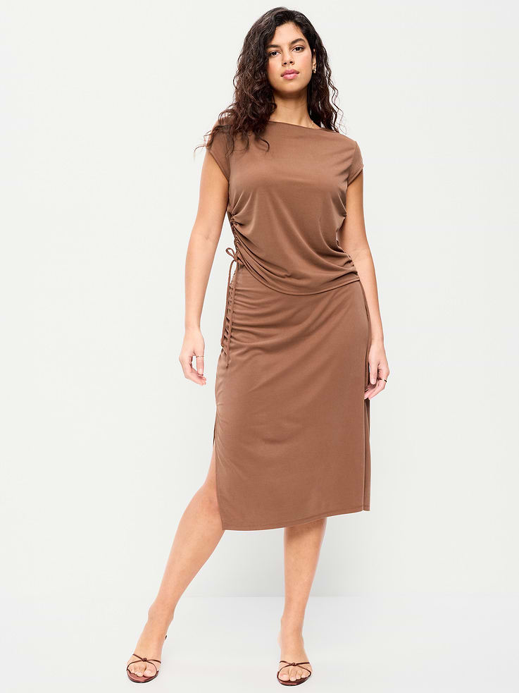 Image number 6 showing, Ruched Midi Skirt