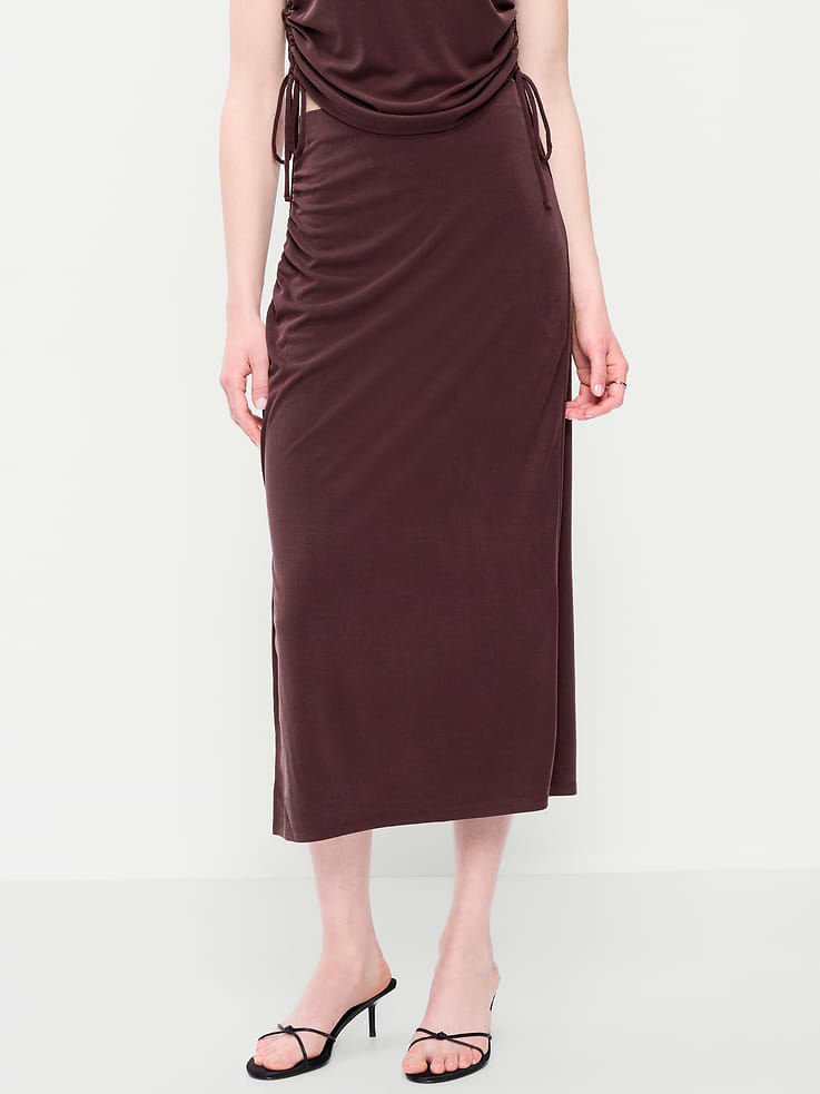 Image number 2 showing, Ruched Midi Skirt